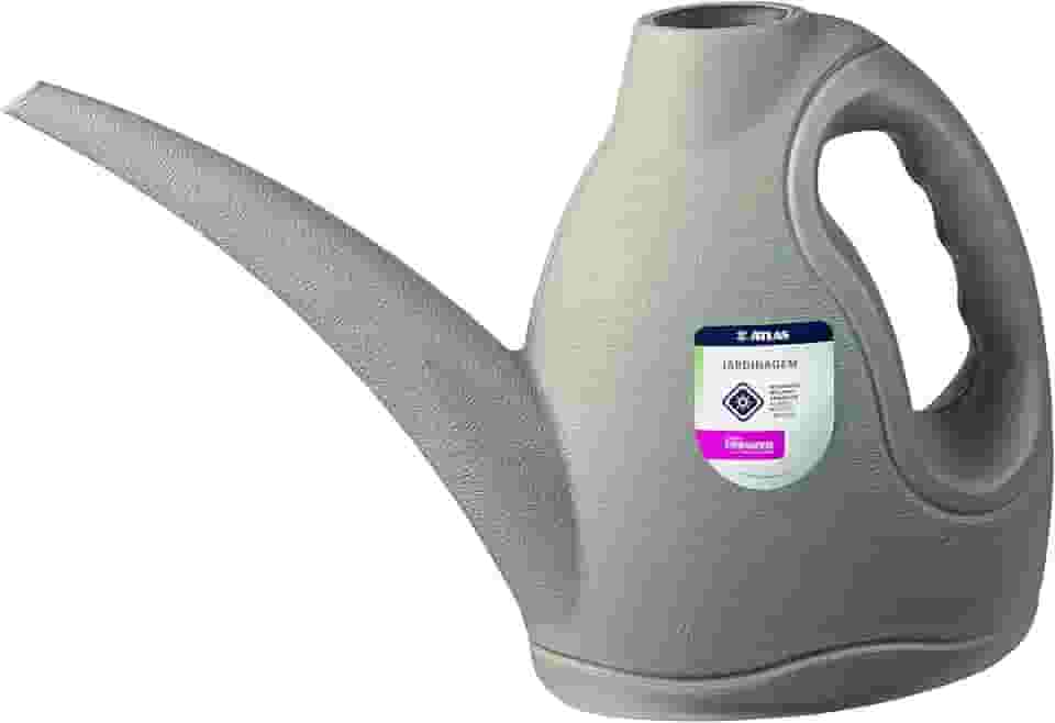 Atlas - Regador Plástico de 2 Litros com Alça Anatômica e Bico Direcionador