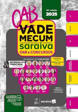 Vade Mecum Saraiva OAB e Concursos - 26ª Edição 2025