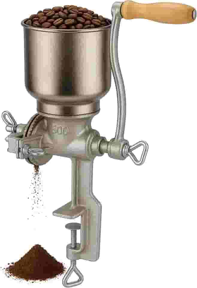 Moedor de grãos, moedor de ferro, moedor manual de alimentos, rachadura manual, para milho, manivela, aveia, trigo, café, nozes malte
