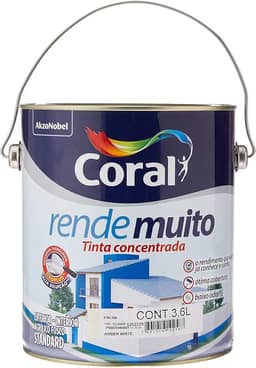 Tinta Coral Rende Muito Acrílica Fosca Palha 3,6L