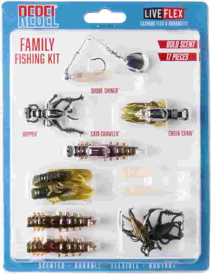Rebel LIVEflex Kit de pesca familiar