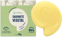 Sabonete Vegetal Natural 85g - positiv.a (Capim-Limão e Alecrim)