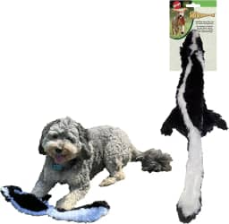 SPOT by Ethical Products Skinneeez O brinquedo original para cães com barulho para todos os cães Brinquedo Tug-Of-War para raças pequenas e grandes Brinquedo barulho para cães - Gambá