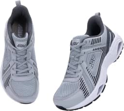 Tênis de corrida masculino com bico largo, ortopédico, fascite plantar, suporte de arco, tênis de caminhada para academia, corrida, esportes EUA 40-13