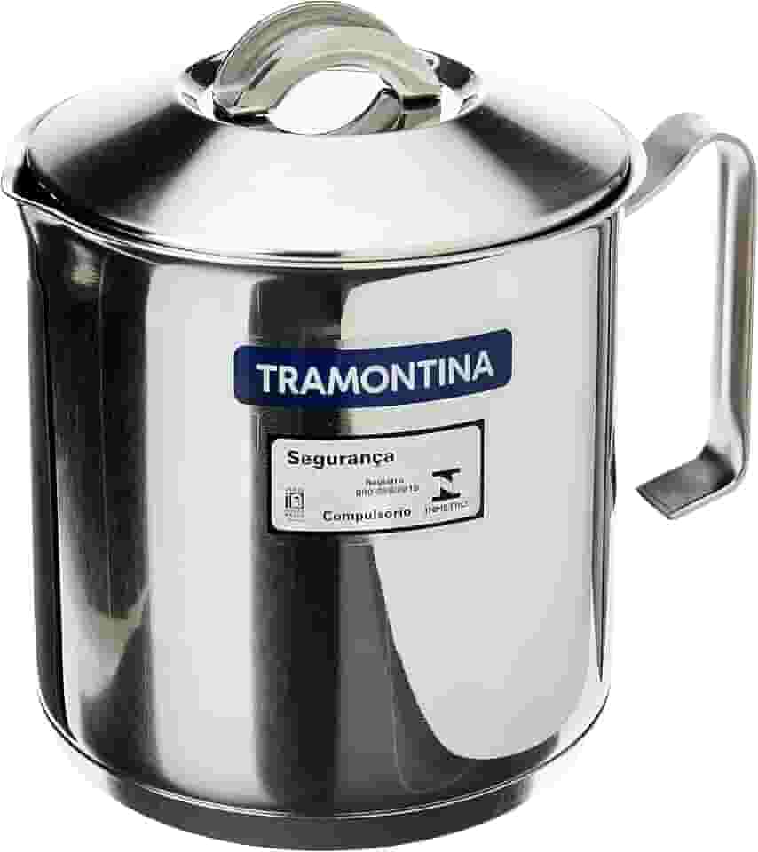 Fervedor com Fundo Triplo, Tramontina, Solar 62512145, Inox, dimetro de 14 cm