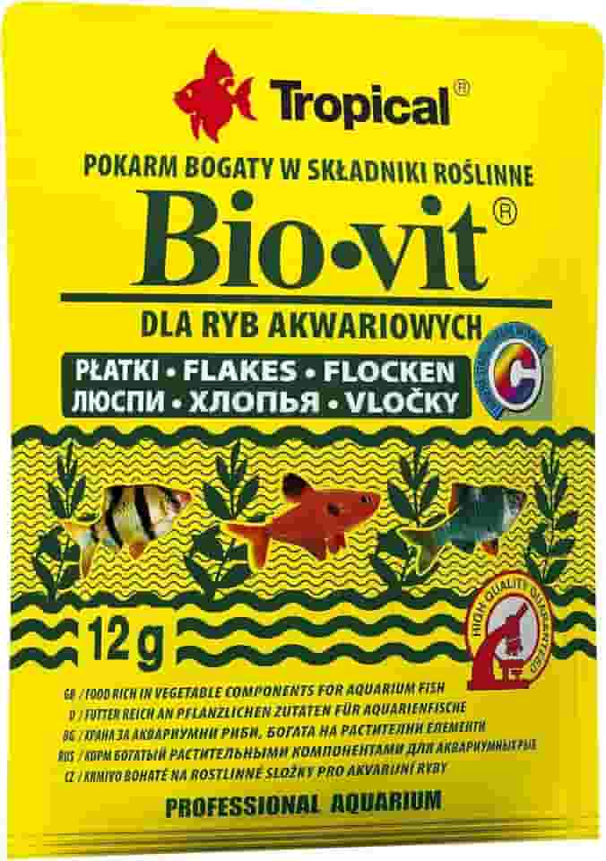 Ração Para Peixes Bio-Vit Sachê 12g Tropical