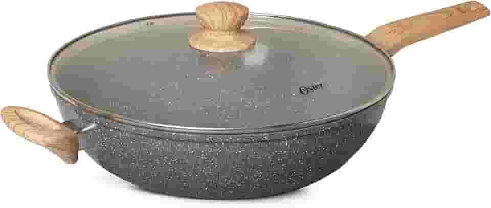 Panela Wok Cinza Escuro Oster