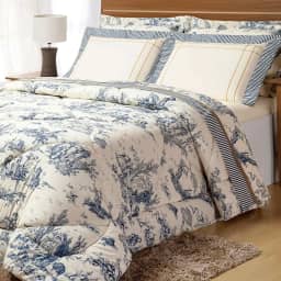 Kit Edredom King Size Percal 180 Fios 3 Peças Porcelana