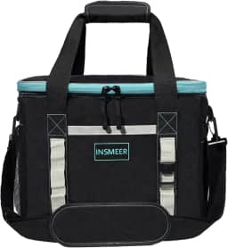 INSMEER Bolsa Térmica 25L/48L Grande, Impermeável, Cooler para Marmita, Caixa Térmica com Alça Desmontável - Ideal para Praia, Acampamento
