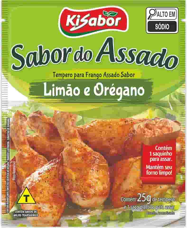 KiSabor Tempero Sabor Do Assado Limão E Orégano Kisabor 25 Gramas