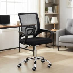 Cadeira De Escritório Giratória Com Altura Ajustável