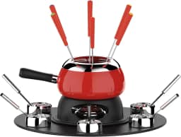 Euro Home - Conjunto Fondue Inox com Base Giratória 23 pc - HH7879A-VM