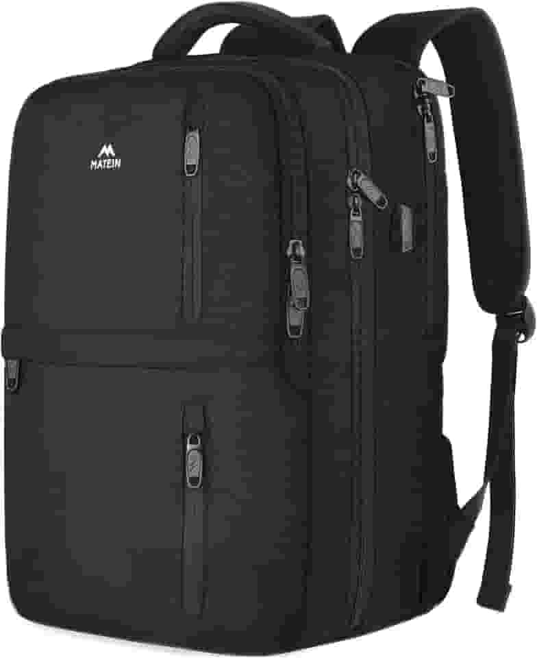 Mochila de viagem, 40 L, aprovada por voos, grande, mochila para laptop para homens e mulheres