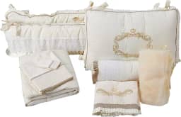 Kit De Berço Imperial 09 Peças Palha