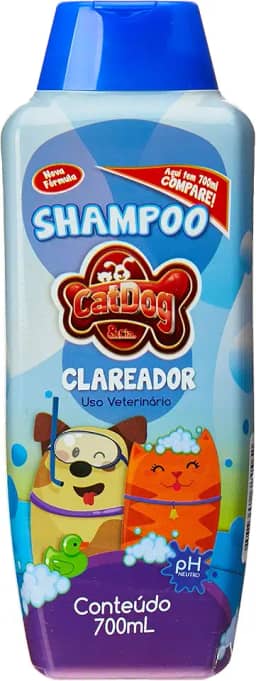 Catdog Shampoo Clareador 700Ml Para Cães