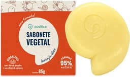 Sabonete Vegetal Natural 85g - positiv.a (Laranja-Doce)