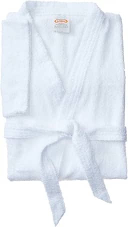 Roupão Felpudo Lepper Malibú Branco Grande Pacote de 1 Algodão Tradicional