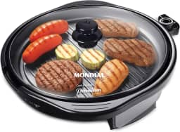 Grill Redondo Cook & Grill 40, Mondial, Preto, 1270W, 220V - G-03