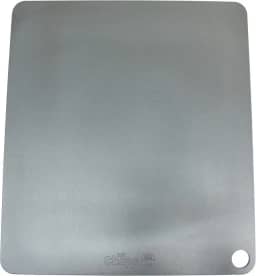 na Chapa - Pedra refratária de aço para assar pizza e pão em forno residencial - 40x35,5cm (Original 6mm)