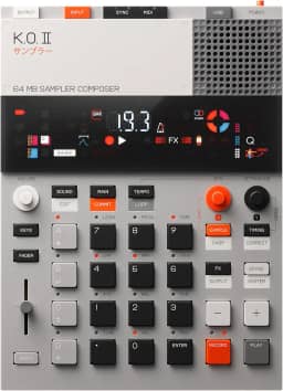 teenage engineering EP–133 K.O. II sampler, caixa de ritmos e sequenciador com microfone embutido e efeitos