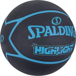 Bola de Basquete Spalding Highlight Preto/Azul Tamanho 7