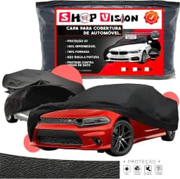 Capa Protetora Cobrir de Carro em Couro 100% Forrada Impermável Não Risca (Novo Polo)