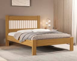 Cama Tradicional Resistente Casal Bela (Nature/OFF)