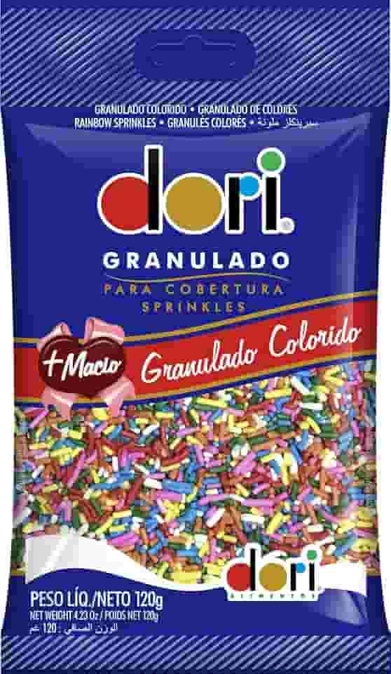 Chocolate Granulado Colorido 120g Dori