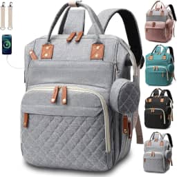 Bolsa Mochila Maternidade Impermeável Multifuncional- Estilo e Praticidade para Mamães Modernas, Com Grande Capacidade para Todo o Essencial do Bebê