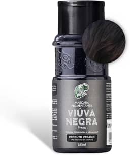 Kamaleão Color – Máscara Pigmentante Semi-Permanente, Viúva Negra - Cores Vibrantes e Hidratação Intensa – Low Poo, Vegano, Cruelty Free – 150ml