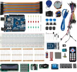 Mega Kit Robótica Para Arduino Uno e + 200 pcs com Tutorial, Kit Iniciante para Arduino, Construindo O Jogo Da Memória, Robotica, Automação Residencial
