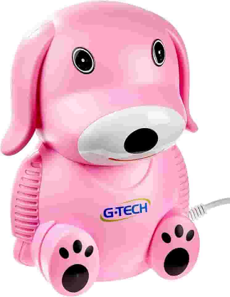 G-Tech Inalador Nebulizador Nebdog Bivolt Rosa