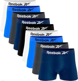Kit 9 Cuecas Boxer Reebok Masculina Microfibra Sem Costura Conforto Original