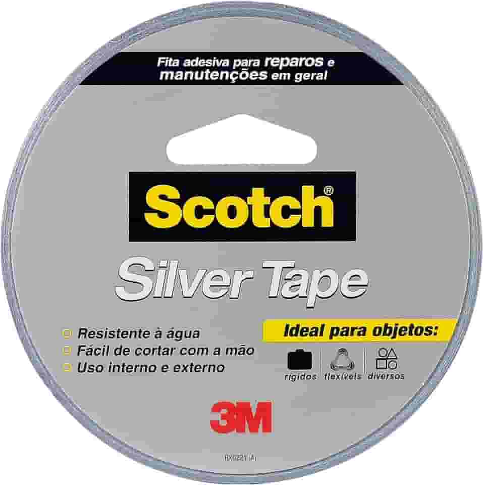 Scotch, 3M, Fita Silver Tape, 45mm x 25m