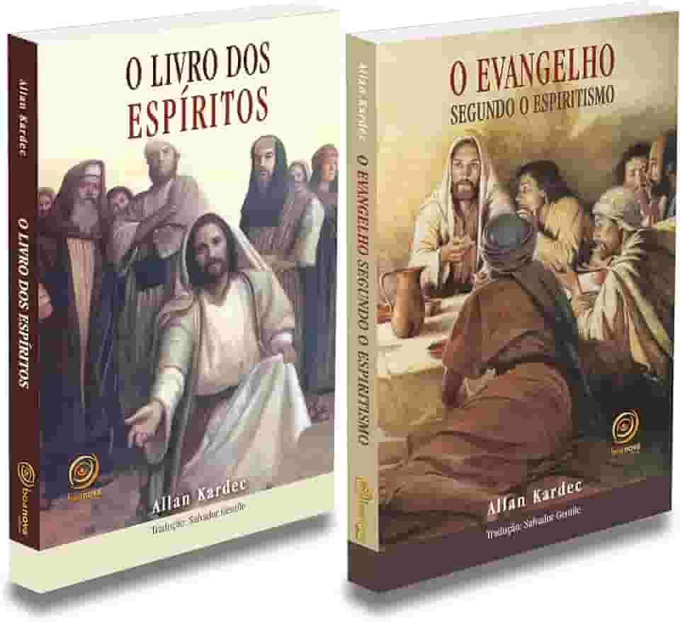 Kit Livro Dos Espiritos + Evangelho Segundo O Espiritismo, Econômico