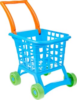 Carro Mercado Pitica, Tilin Brinquedos, Rosa/verde/azul, Médio