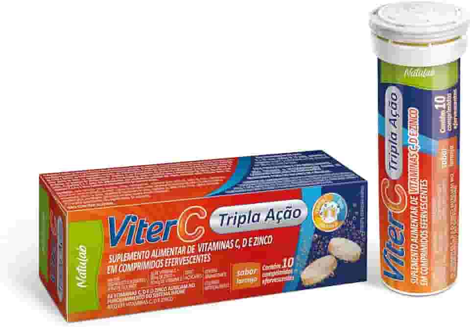 VITER C TRIPLA ACAO COM EFERV 1G X 10