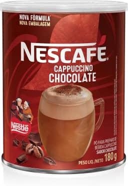 Café Solúvel Nescafé Cappuccino Dois Frades Lata 180g