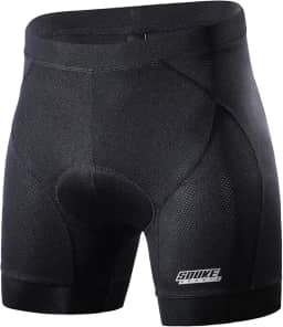 Short masculino de ciclismo acolchoado 4D para bicicleta MTB forro shorts com aderência antiderrapante