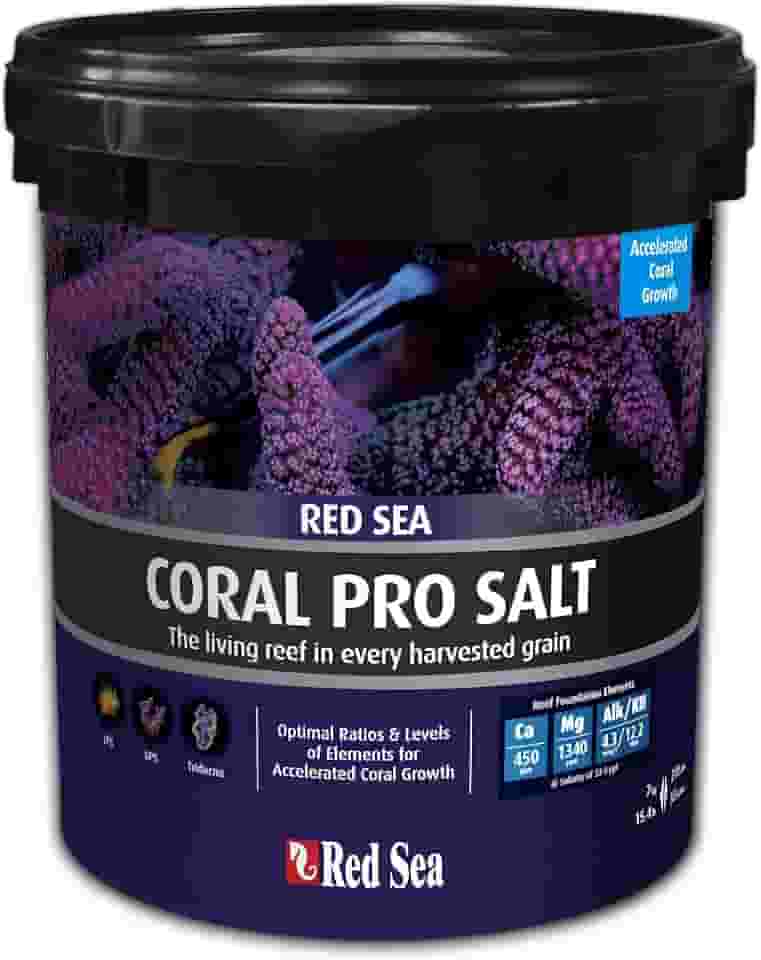 Red Sea Coral Pro Reef Salt Mix Pequeno Balde | Faz um aquário marinho completo de água salgada marinha fórmula avançada para saúde e estabilidade dos corais ideais
