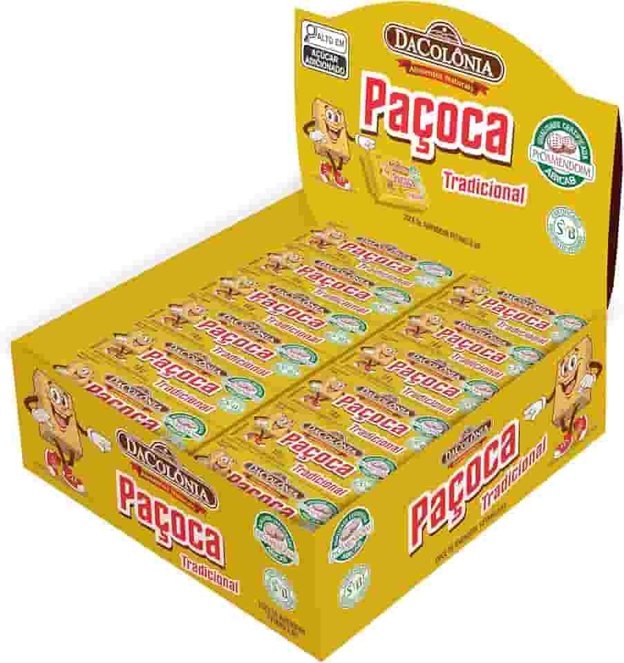 PACOCA RETANGULAR TRADICIONAL DISPLAY 24X18G