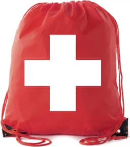 Kit de primeiros socorros Mochila vazia com cordão para emergências