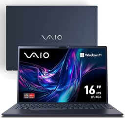 Notebook VAIO FE16 AMD Ryzen 5-5625U Windows 11 Home 32GB RAM 512GB SSD Wi-Fi 6 Tela 16'' IPS WUXGA Antirreflexo - Cinza Grafite - VJFE69F11X-B1011H - Permite upgrade de memória RAM e SSD
