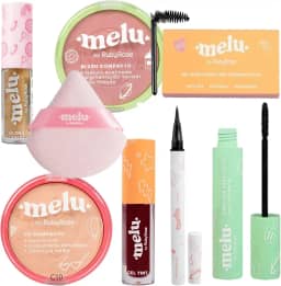 Genérico, Kit Maquiagem com Pó Blush Máscara para Cílios Delineador Melu by Ruby Rose (C10)