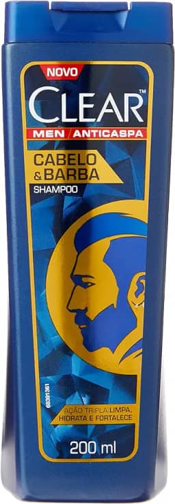 Clear Shampoo Men Cabelo E Barba 200Ml