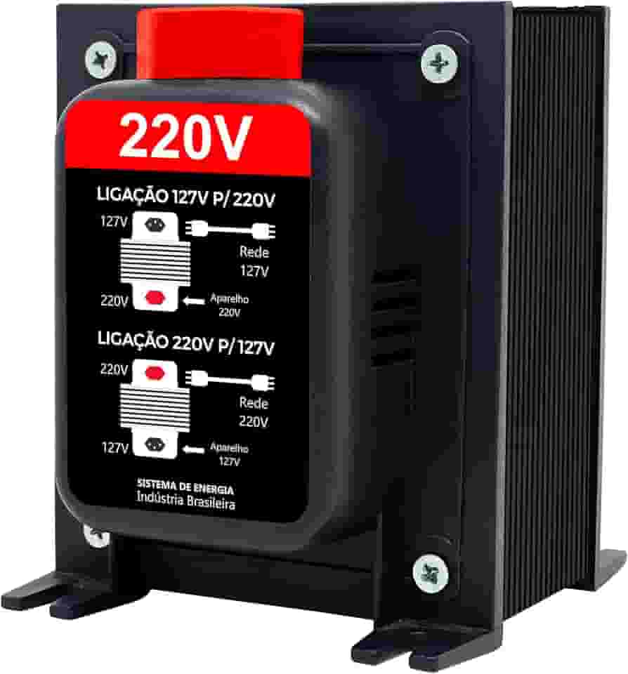 Transformador 5000va Bivolt Com tomada 110/220 12000btus..