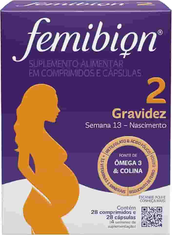 Multivitamínico Femibion 2 para Gravidez 28 Comprimidos e 28 Cápsulas, Femibion