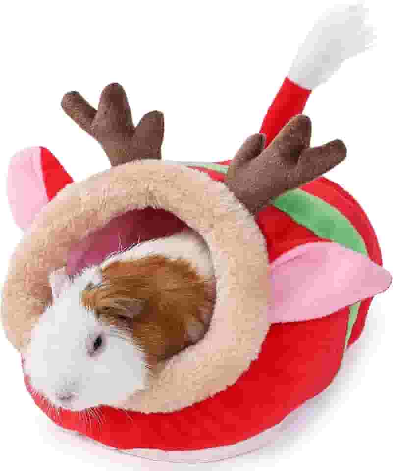 JanYoo Cama para furões - Acessórios para esconder e gaiola (P, rena)