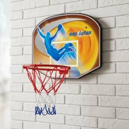 Tabela de Basquete Portátil Ajustável com Aro e Rede, Estrutura Metálica Reforçada, Altura Regulável Crianças e Adultos, Ideal para Casa, Quintal ou Área de Lazer Esporte e Diversão - Cores Sortida