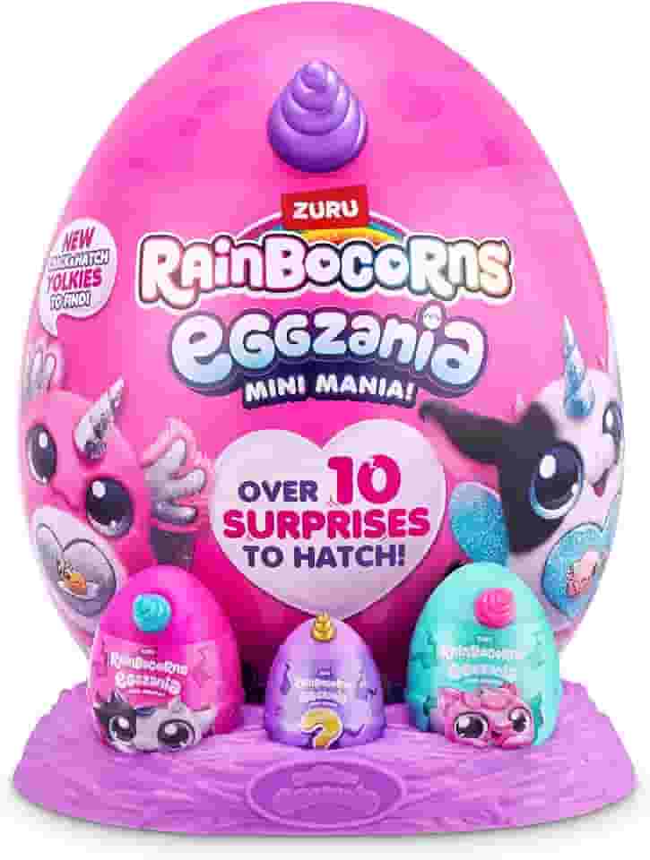 Fun Dvirta-se - Rainbocorns Eggzania Mini Surprise Séries 1
